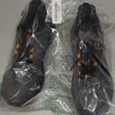 FitVille Mens Walking Shoes Wide Width Lightweight Cushioned Workout Sneakers Pain Relief (9 X-Wide, Black Gray)