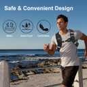 Weighted Vest, 6lb/8lb/12lb/16lb/20lb/25lb/30lb Weight Vest with Reflective Stripe, Weighted Vest for Men Women Workout Equipment for Strength Training, Running, Jogging, Fitness, Weight Loss (Black with Bag)