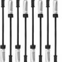 9748HH Spark Plug Wire Set Ignition Wires Compatible with 99-06 sliverado Sierra Tahoe Yukon, 8.0mm Spark Plug Wires Set with Heat Sheild (Black) (002BY)