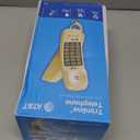 AT&T TRIMLINE 210 Corded Home Phone, No AC Power Required, Improved Easy-Wall-Mount, Lighted Big Button Keypad, 13 SpeedDial Keys, Last Number Redial, Mute, Flash, Volume Control, Beige