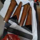 Emerald Home Heath White Sofa Replacement Legs 5 Pieces