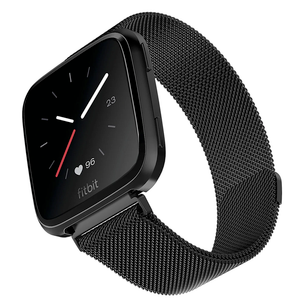 Withit Stainless Steel Mesh Band For Use With Fitbit Versa Withit Stainless Steel Mesh Band For Use With Fitbit Versa