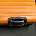 Amazon Basics 30" Hardside Large Checked Luggage, Expandable For Up to 15% More Space, Hardshell Suitcase With Wheels, Scratch-Resistant Surface, Four Multi-directional Wheels, Orange