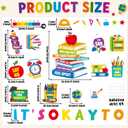 7 x Colorful It's Okay to Bulletin Board SETI nspirational Mental Health Classroom Decor Affirmation Station Bulletin Board Back to School Positive Book Paper Cutouts for Chalkboard Wall Decor