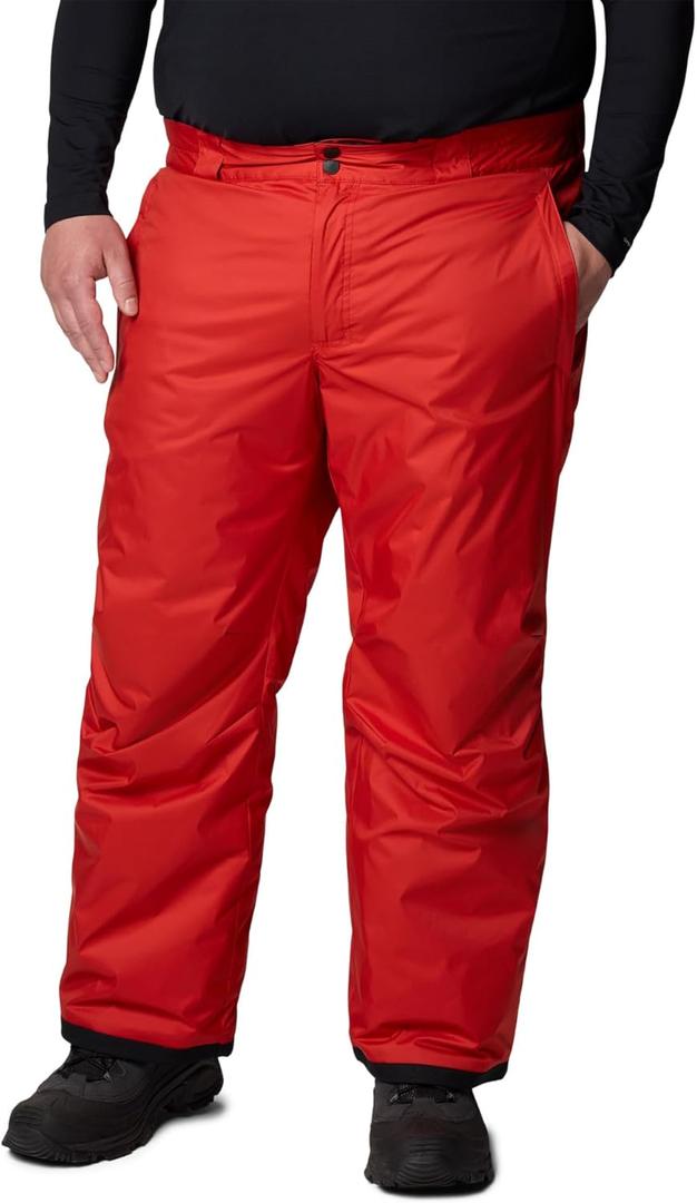 Columbia mens Snow Gun Ii Pant (4X Short, Sail Red)