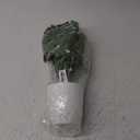 Briful 18'' Tall Artificial Monstera Plant for Home Decor - Indoor Potted Faux Greenery in White Pot for Bathroom Kitchen Decorations