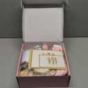 Birthday Gifts for Women, Unique Spa Birthday Gift Basket with Blanket for Women - Happy Birthday Gifts for Her, Mom, Sister, Teacher, Girlfriend, Coworker, Wife, Bestie, BFF (Pink)