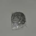 CHGCRAFT 2.5 Yards Hot Fix Pyramid Nailhead Trim 304 Stainless Steel Silver Iron-on Convex Pyramid Nailhead Trim with PU Leather Base for Decoration