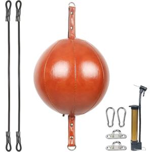 InnoLife Double End Punching Ball Striking Punching Bag Kit, Speed Striking Reflex Kit with Bungee Cords Perfect for Reaction, Agility, and Hand Eye Coordination Training
