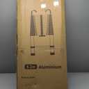 Telescopic Ladder, 20.34FT Aluminum Telescoping Ladder with Stable Hook and Non-Slip Feet, RIKADE Portable Extension Ladder for Household and Outdoor Working, 330lb Capacity