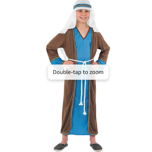 fun shack Kids Joseph Costume Kids, Boys Joseph Costume For Boys, St Joseph Costume for Kids, Saint Joseph Costume Kids Size Kids M