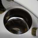 SUSTEAS Stove Top Whistling Tea Kettle - Food Grade Stainless Steel Teakettle Teapot with Cool Touch Ergonomic Handle, With 1 Silicone Pinch Mitt Included, 2.64 Quart(WHITE)