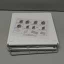 JUPELI Foil and Plastic Wrap Organizer, Expandable Kitchen Pantry Storage, Height Adjustable Cabinet Rack for Kitchen Organization, Aluminum Foil -3 Tier 9.8" to 15.6"L