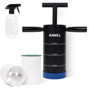 RAWILL Golf Hole Cutter Set with Golf Hole Cup, 4 inch and 6 inch