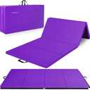 BalanceFrom Folding Gymnastics Mat, Home Gym Floor Tumbling Equipment, 4' x 10' x 2"