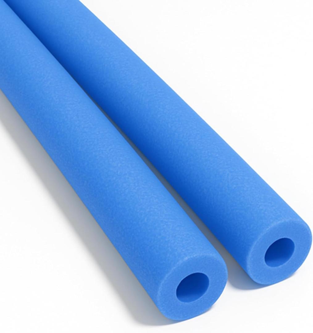 Oodles of Noodles Foam Pool Swim Noodles 2 Pack, Hollow Core Swimming Foam Tube for Pool Floats, Buoyant for Beach, Water Play, Crafts, DIY Projects & Pipe Insulation