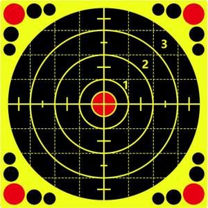 Anwyll Shooting Splatter Targets Stickers - 15Pcs 12'' Targets for Shooting Range Reactive Paper Shooting Target Adhesive Shoot and See Target for BB Pellet Gun Pistol Airsoft Rifle Shoot Practice
