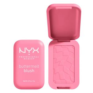 NYX PROFESSIONAL MAKEUP Buttermelt Powder Blush, Fade and Transfer-Resistant Blush, Up to 12HR Make Up Wear, Vegan Formula - Butta Together (0.17 Ounce (Pack of 1))