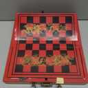 Vintage Chinese Terracotta Warrior 32 Chess Set Wood Table Chess Games Gift