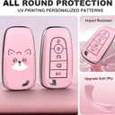 ACEBOY for Ford Key Fob Cover,Soft TPU Case for 2017-2025 Bronco F150 F250 F350 F450 F550 Mustang Explorer Escaper Edge Focus