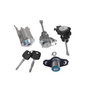 Ignition Switch & Front Door & Trunk Lock Cylinder Set with 2 Keys Compatible with Toyota Corolla Matrix CE LE S 2003-2008, Replace 69057-02130 69051-02090