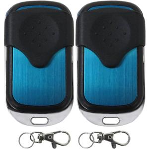 2Pcs Replacement Mini Key Chain Garage Door Opener Remote Compatible for Liftmaster 970LM, 971LM, 972LM, 973LM,974LM Keyless Entry 976LM with Red/Orange Learn Button