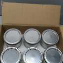 Mason Jars 16 Oz with Lids 6 Packs, Vintage Wide Mouth Glass Canning Jar for Pickling, Fermenting, Storing, Canning, Home Decor, Salad Jam and DIY Crafts