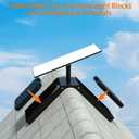 Starlink Gen 3 Roof Ridge Mount with 13lb Counterweights Included - Non-Penetrating Adjustable Pivot Kit - Heavy Duty No-Drill Satellite Stand with Pipe Adapter & Anti-Slip Roof Protection