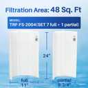 TOREAD FS-2004 DE Filter Grids 48 Sq.Ft Swimming Pool Filter Replace Hayward DE4820 DEX4800DA Unicel PFS2448 Filbur FC-9540 FNS Plus 48 DEL DEV 48 59002300