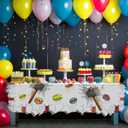 Preboun Hero Party Decorations Welcome Hero Birthday Backdrop Large Polyester Comic Banner Heros Reusable Tablecloth 108x54 Inch for Heros Theme Birthday Comic Moive Party Photo Booth Props