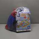 Outdoor Games for Adults and Family, Giant Tic Tac Toe Game with 10 Balls, Outside Toys for Kids Ages 8-12, 2-10 Players, Yard Pool Beach Lawn Camping (Yellow)