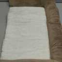 Zakkart Cat Perch for Window Sill with Bolster - Orthopedic Hammock Design with Premium Hardwood & Robust Metal Frame - Cat Window Seat for Large Cats and Kittens - Natural Color Wood Brown Bed, 24''W