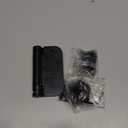 Haidms 3 Pack Self Closing Door Hinges 4 Inch Black Spring Hinge with 5/8" Radius Corner Adjustable Tension for Residential & Heavy-Duty Door Hardware