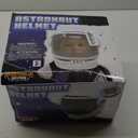 Spooktacular Creations Astronaut Helmet for Kids with Movable Visor Pretend Role Play Accessory Toy Set Halloween Costumes (White)