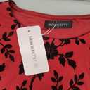 MEROKEETY Womens Summer Short Sleeve Floral Fitted Blouse Top Dressy Casual | 2026, Jacquard, Flocked Mesh, Lined, Crew Neck, Ruched, Cinched Waist, Lace-like, Stretchable, T Shirts, Cute Outfit Clothes, Small