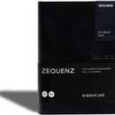 Zequenz Classic 360 Signature Series, Size: A6 Small, Color: Black, Paper: Ruled, Soft Bound Journal, soft cover Notebook, Small, 4" x 5.5", 200 sheets / 400 pages, Ruled, Lined premium paper
