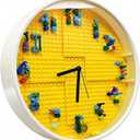 Kids' Creative STEM Educational Building Block Toy, Building Block Display Case, Fun Assembly Toy for Boys Aged 7 8, DIY Building Block Wall Clock, Craft Kit Set Birthday Gift for Kids Aged 9 10 12