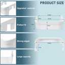 240351601 Refrigerator Freezer Door Bin Compatible with Ken.more Fri.gidaire Refrigerator Freezer Door Shelf Replace 240351607 891154 AP2115974 Freezer Side- 2 PACK By Fetechmate