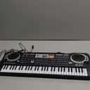 61 Key Piano Keyboard, Beginner Electronic Keyboard for Kids with Teaching Mode, 6 Demo Songs, 16 Tones, Microphone and Power Supply, Kids Piano Keyboard for Birthday Gift/Christmas Gift