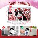 2 x Valentines Day Tuxedo Cat Mailbox Cover Magnetic Standard Size 20.5" x 18", Love Heart Tree Decorative Post Letter Box Wrap Decor, Wedding Garden Yard Outdoor Decoration Pet Lover Gift