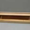 Hidden Storage Shelf with Secret Compartment, Floating Wall Shelf Concealment Shelf for Valuables, Hidden Wall Shelf for Living Room Bedroom Entryway Office (Wood Color)