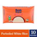BEN'S ORIGINAL Enriched Long Grain White Rice, Parboiled Rice, 10 lb Bag (EXP 03/07/28)