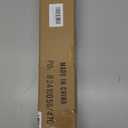 Warm Gold Curtain Rods for Windows 16 to 28", 1-Inch Blackout Curtain Rods with Aluminum Brackets and End Cap Finials, Adjustable Drapery Rods for Sliding Glass Door/Bedroom/Kitchen/Living Room Etc.