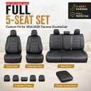 Mabett Seat Covers for Toyota Tacoma 2024-2026 4-Door Gas DoubleCab Models