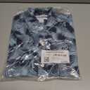 Amazon Essentials Slim-Fit Men's Short Sleeve Button Down Shirt (Blue, S)