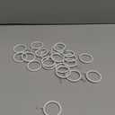 White, round, 1 3/8"