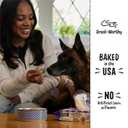 Three Dog Bakery Peanut Butter Lovers Dog Treats 2-Pack, Crunchy Sandwich Cookies for Dogs with Creamy Peanut Butter Filling, 28.8 oz