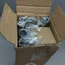 Silver Double Curtain Rods for Windows 36 to 72 Inch, 1 Inch Adjustable Decorative Crystal Dual Curtain Rod, Heavy Duty Vintage Double Drapery Pole with Silver Foil Finials for Living Room