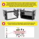 Scosche ICGM10BN Complete Double/Single DIN Stereo Installation Kit for Select Non-Amplified 2006-17 General Motors Vehicles - No Steering Wheel Remote - See Fit Guide in Images to Verify Your Vehicle