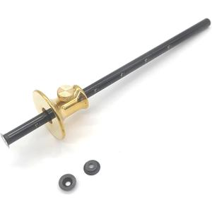 Taytools 467603 Wheel Marking Gauge Solid Machined Brass Head, 2 Extra High Speed Cutters, .310 inch Diameter Hardened Beam 8 Inches Easy Read SAE and Metric Grads
